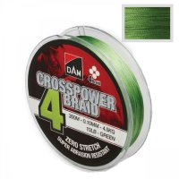 FIR TEXTIL DAM CROSSPOWER 4 BRAID GREEN 150m 0.10mm 4.5kg